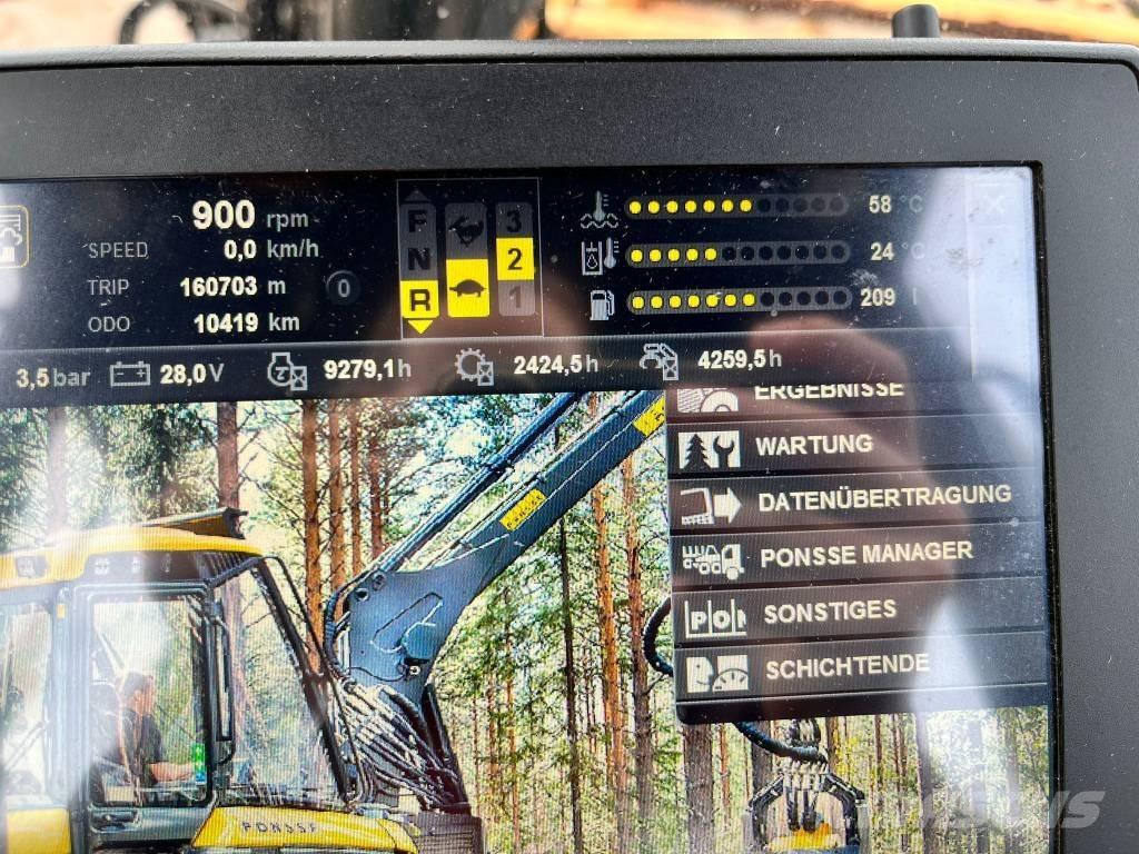 Ponsse Bear 8W Betakarítók