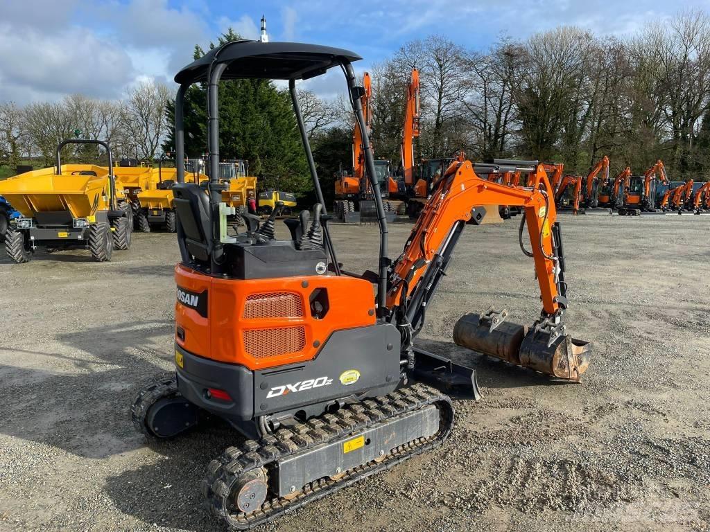 Doosan DX20z Mini kotrók < 7t