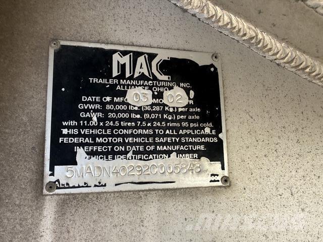MAC END DUMP Egyéb pótkocsik
