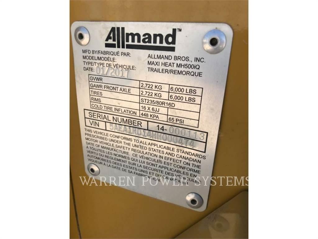 Allmand MH500 Fűtő és Hűtő felszerelések