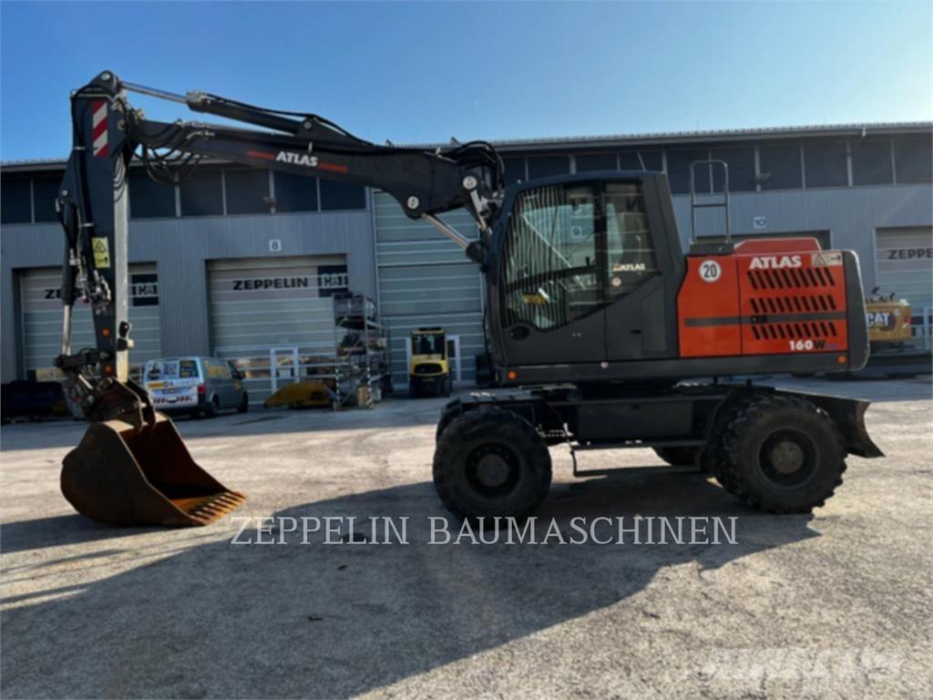 Atlas 160W Gumikerekes kotrók