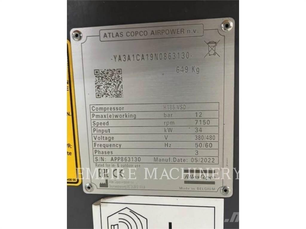 Atlas Copco H185 Kompresszorok