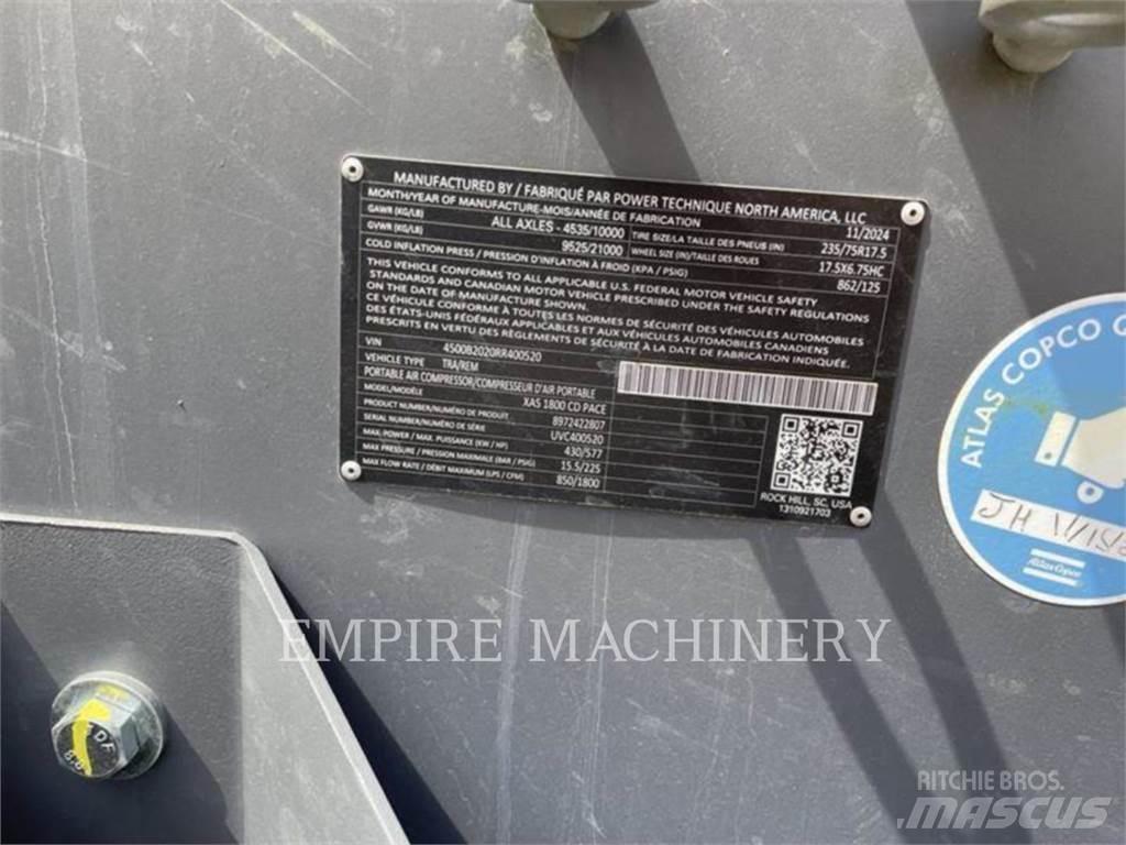 Atlas Copco XAS1800CD Kompresszorok
