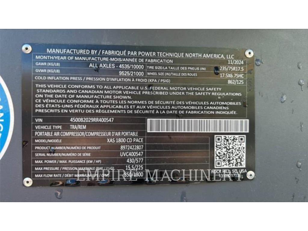 Atlas Copco XAS1800CD Kompresszorok