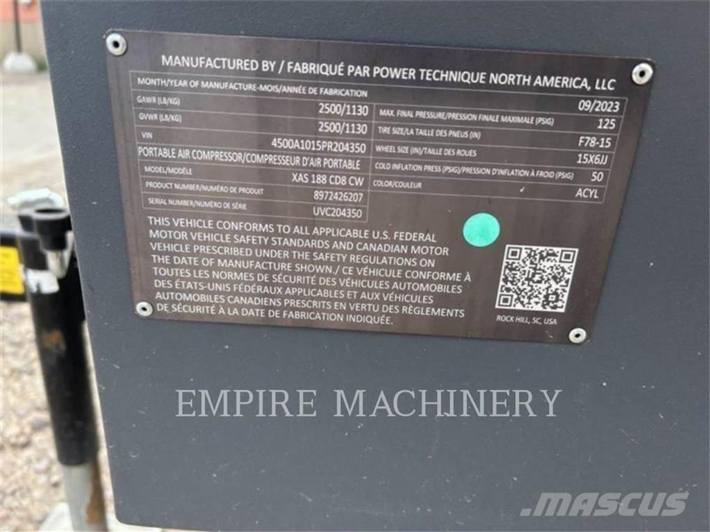 Atlas Copco XAS188CD Kompresszorok