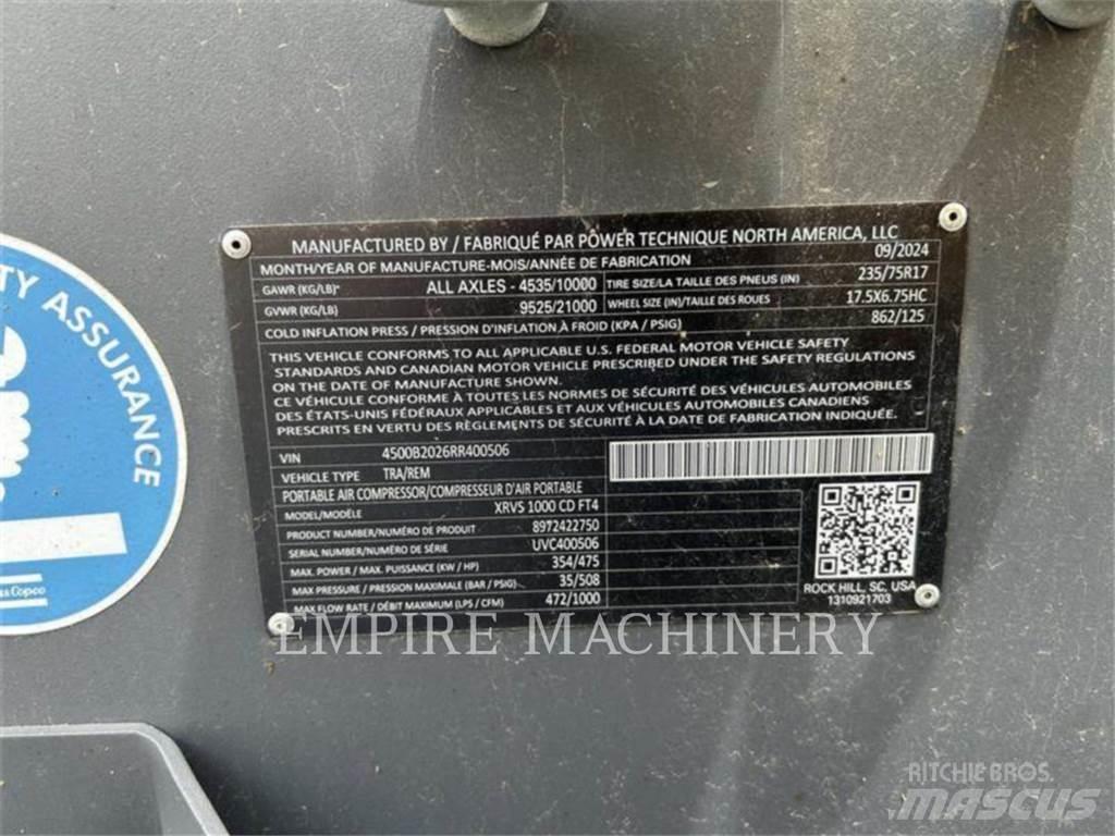 Atlas Copco XRVS1000CD Kompresszorok