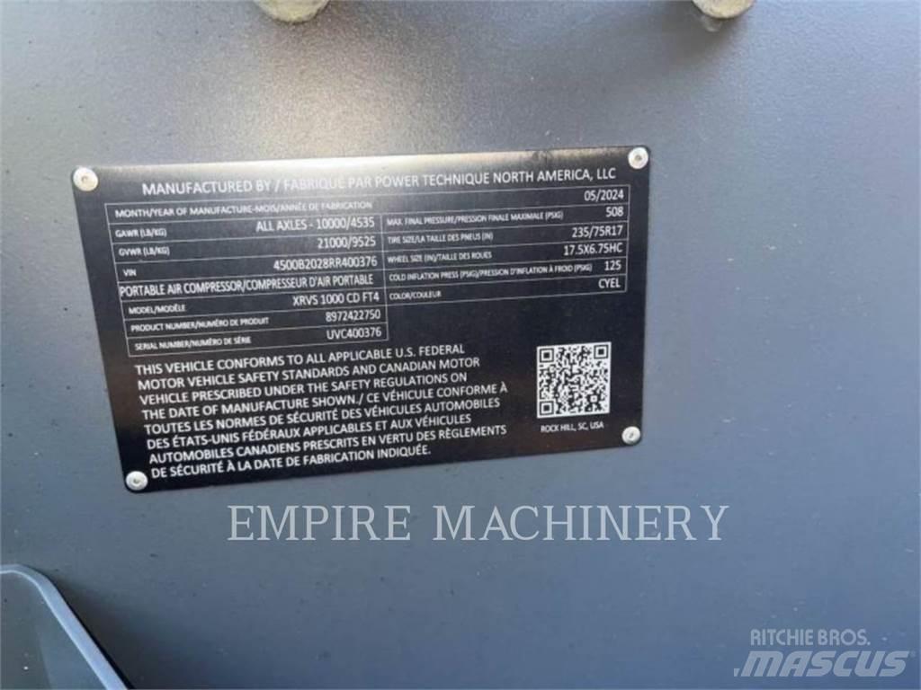 Atlas Copco XRVS1000CD Kompresszorok