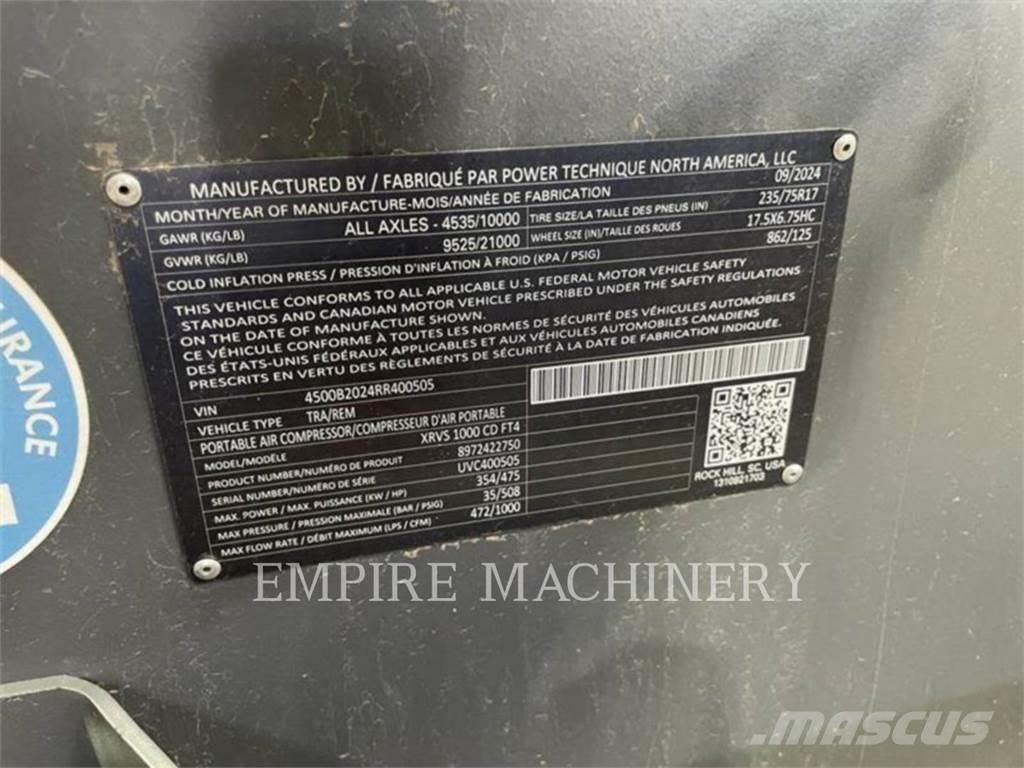 Atlas Copco XRVS1000CD Kompresszorok