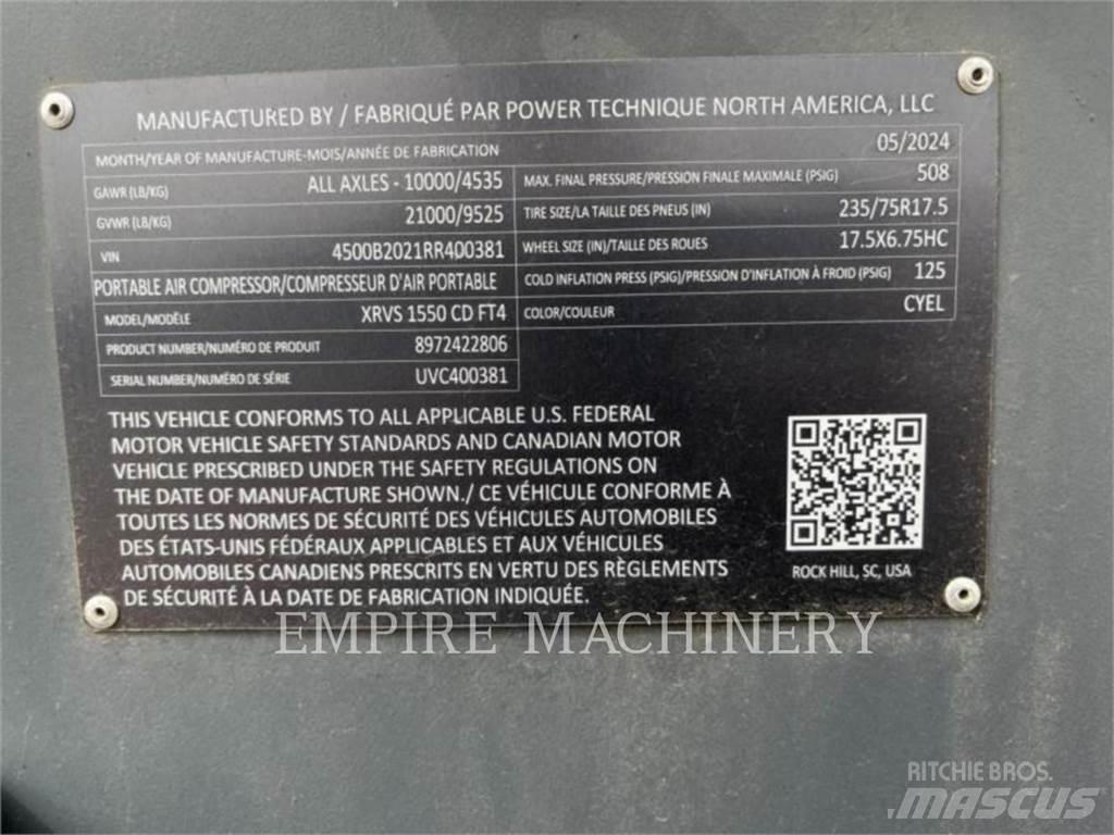 Atlas Copco XRVS1550CD Kompresszorok