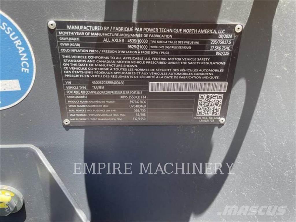 Atlas Copco XRVS1550CD Kompresszorok