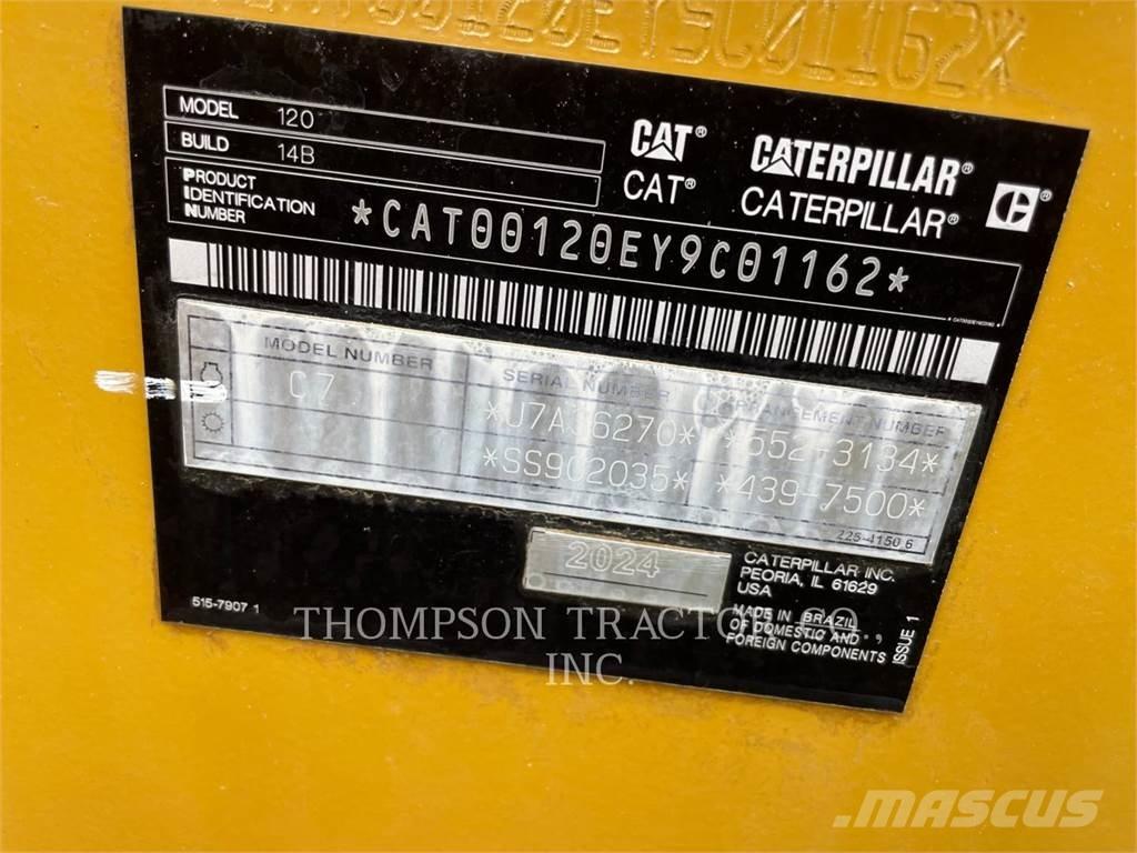CAT 120 Gréderek