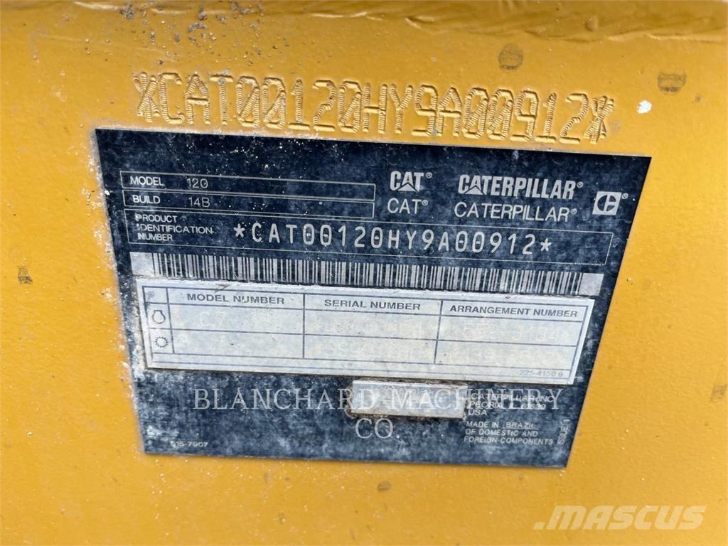 CAT 120 Gréderek