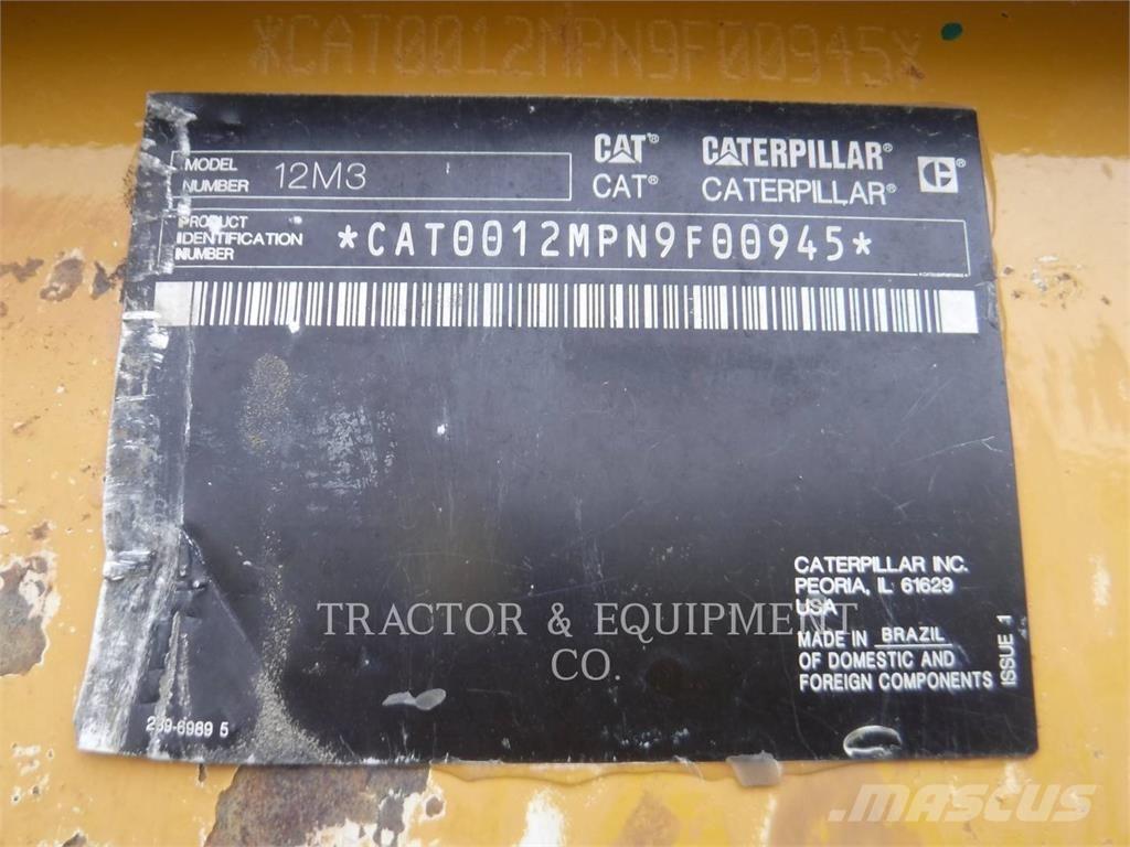 CAT 12M3 Gréderek
