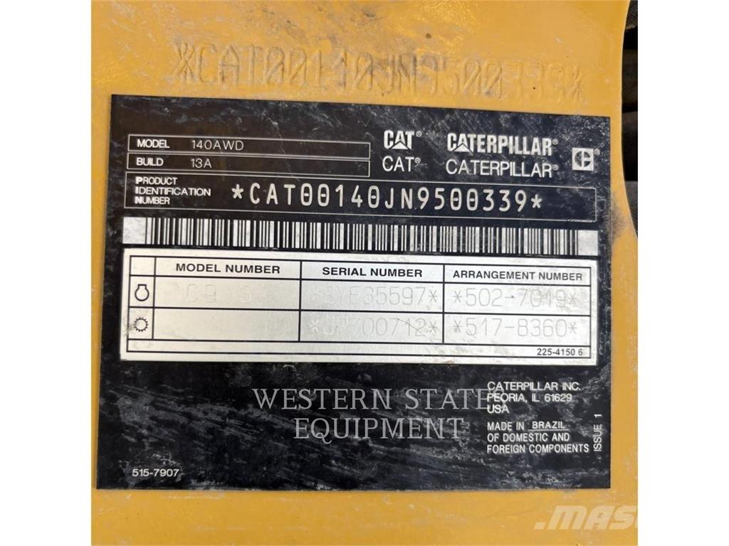 CAT 140 Gréderek
