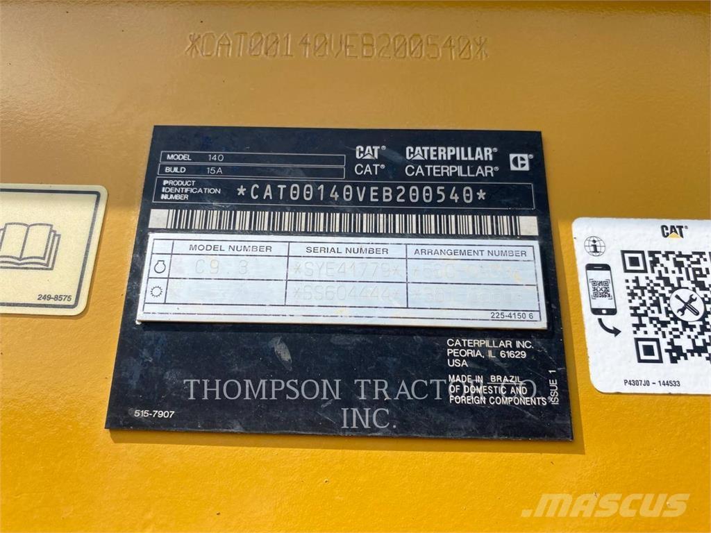 CAT 140 Gréderek