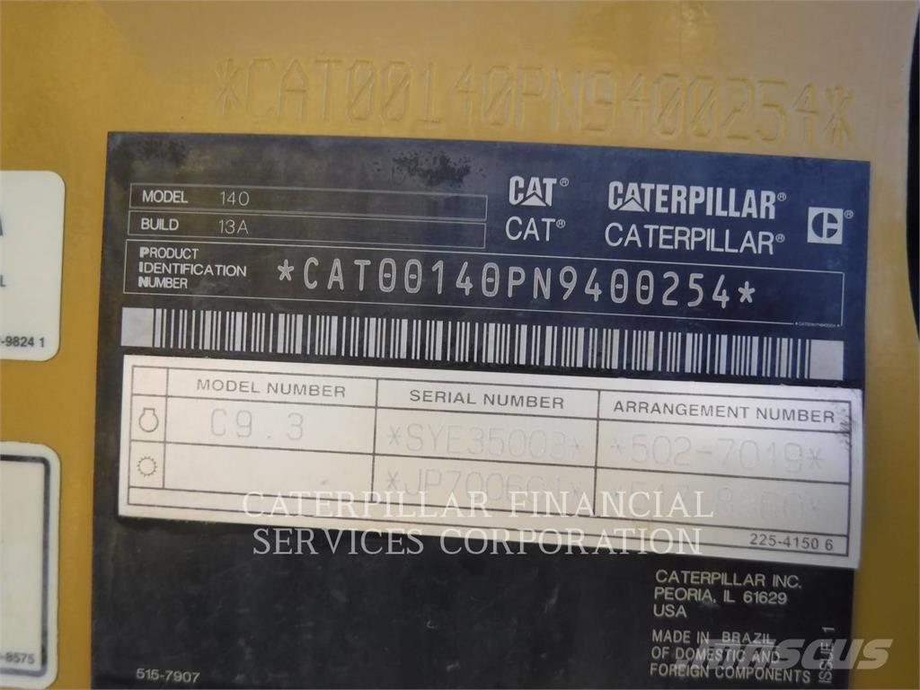 CAT 140-13 Gréderek