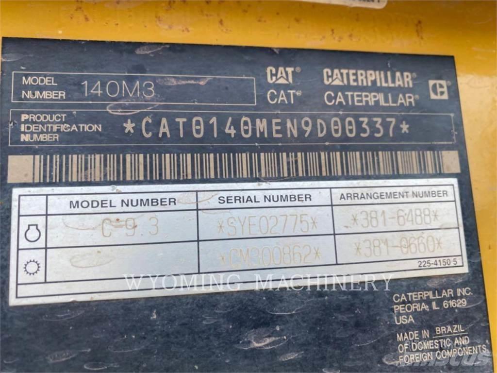 CAT 140M 3 Gréderek