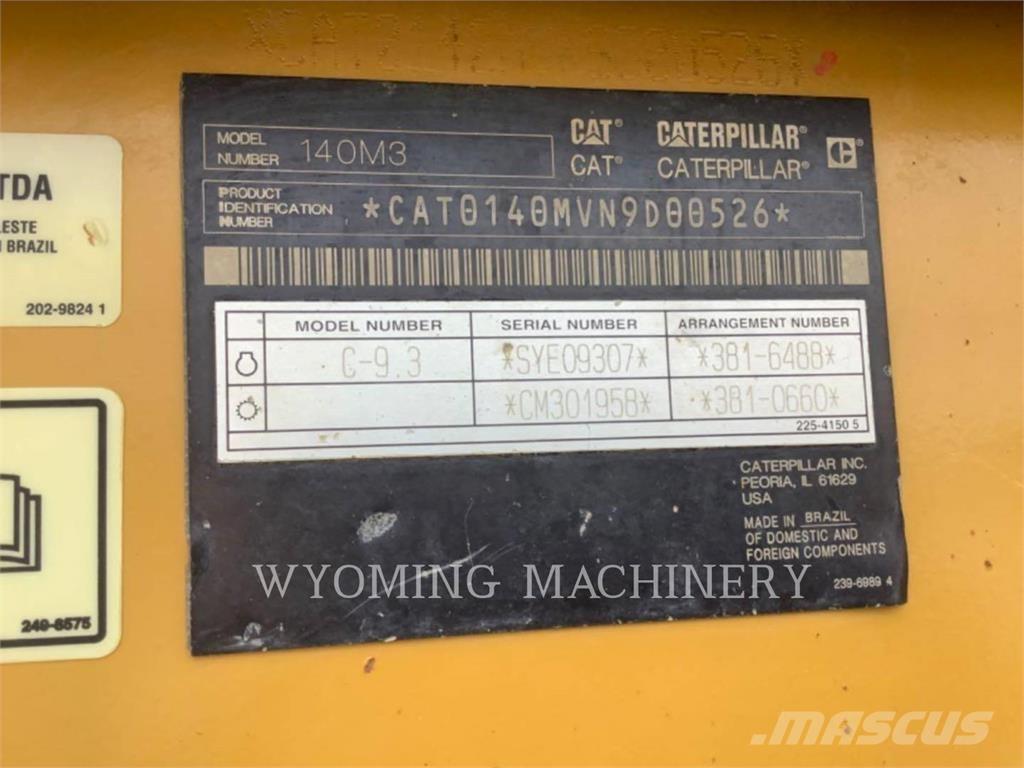 CAT 140M3 Gréderek