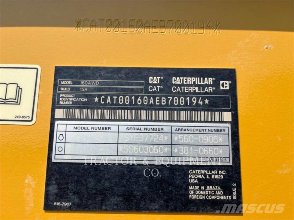 CAT 160 AWD Gréderek