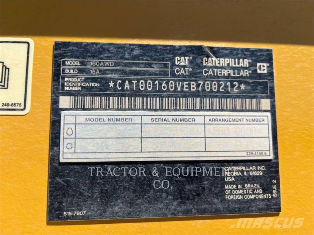 CAT 160 AWD Gréderek