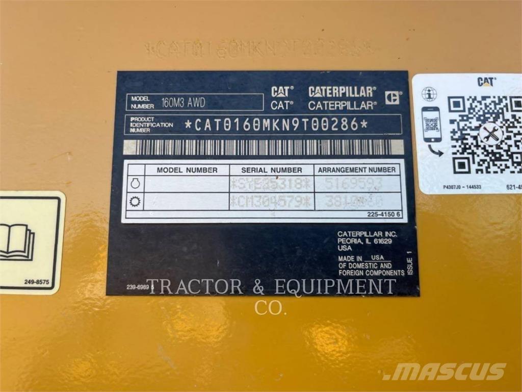 CAT 160M3 AWD Gréderek