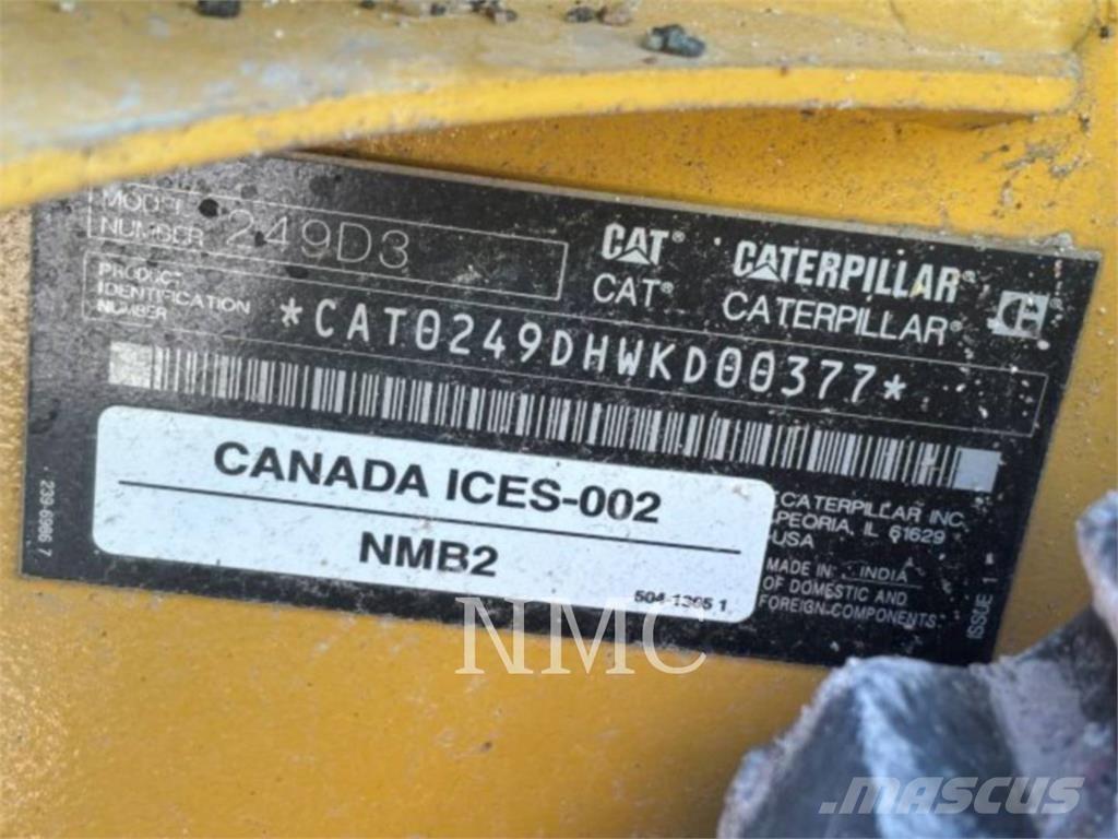 CAT 249D3 Lánctalpas homlokrakodók