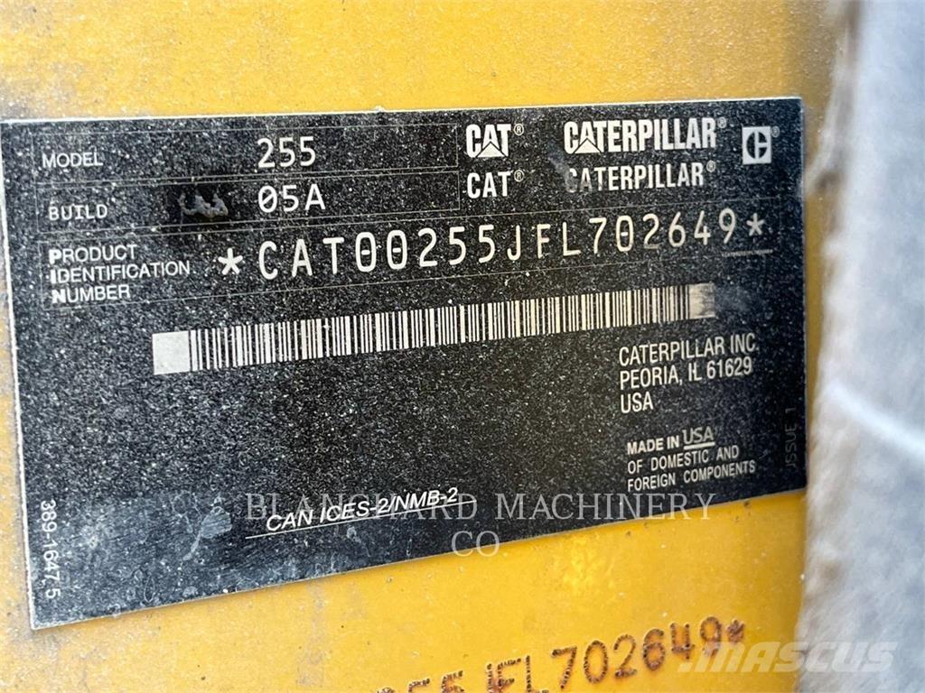 CAT 255 Lánctalpas homlokrakodók