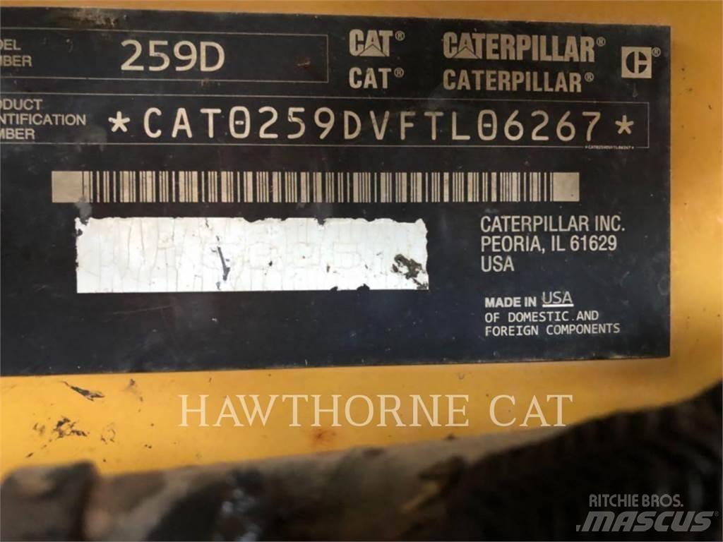 CAT 259D Lánctalpas homlokrakodók