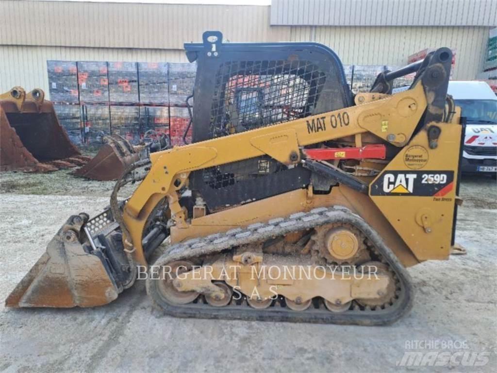 CAT 259D Lánctalpas homlokrakodók