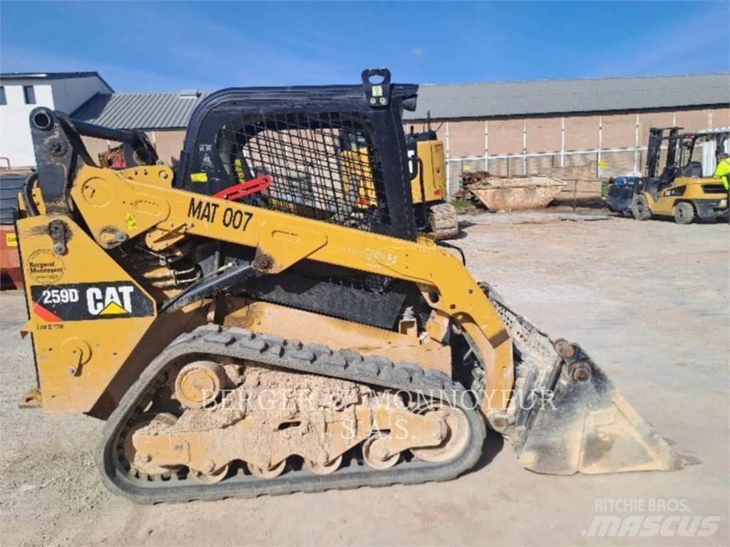 CAT 259D Lánctalpas homlokrakodók