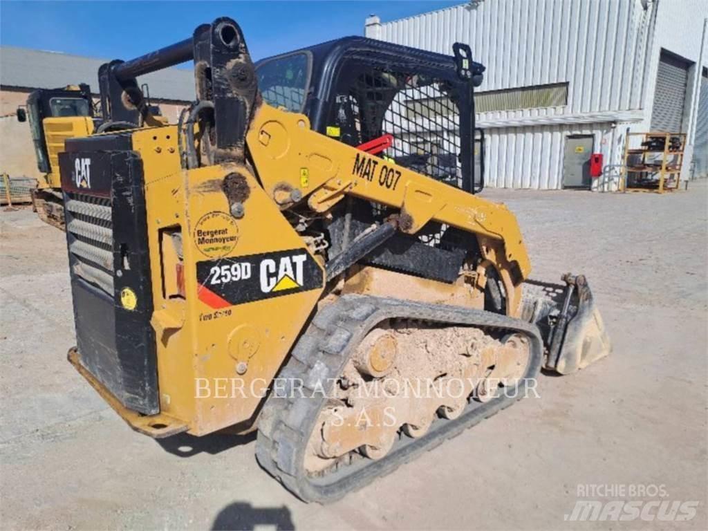 CAT 259D Lánctalpas homlokrakodók