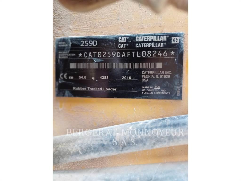 CAT 259D Lánctalpas homlokrakodók