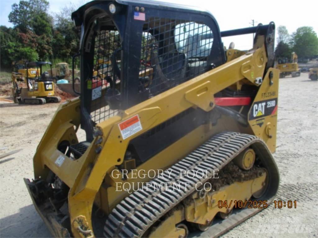 CAT 259D Lánctalpas homlokrakodók