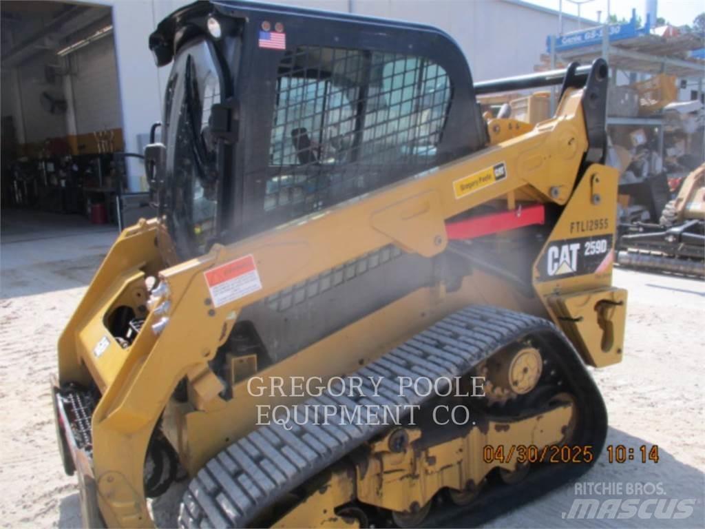 CAT 259D Lánctalpas homlokrakodók