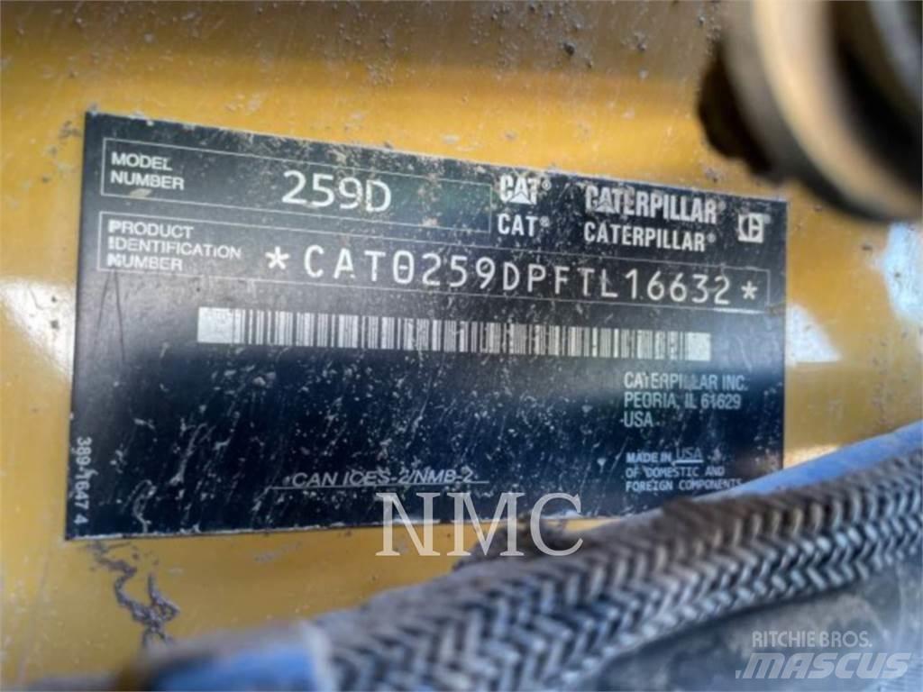 CAT 259D Lánctalpas homlokrakodók