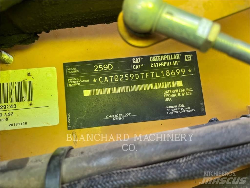 CAT 259D Lánctalpas homlokrakodók