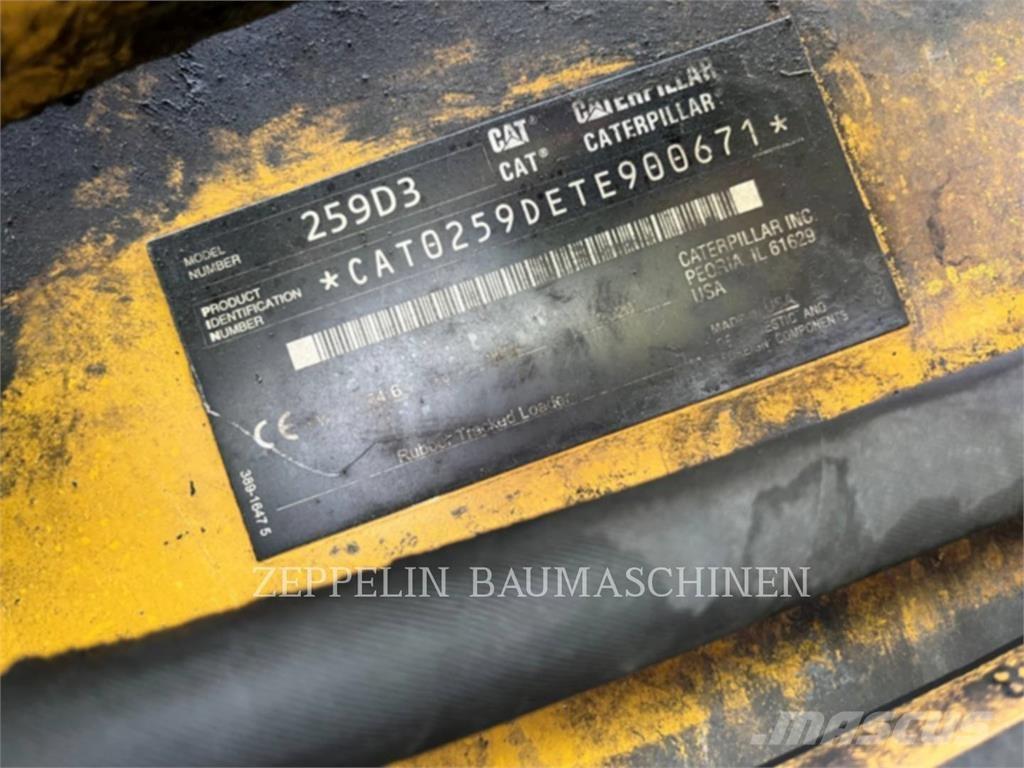 CAT 259D Kompaktrakodók