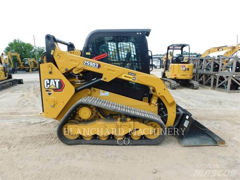 CAT 259D3 Lánctalpas homlokrakodók