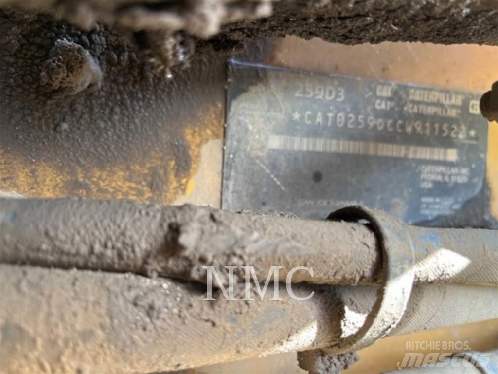CAT 259D3 Lánctalpas homlokrakodók