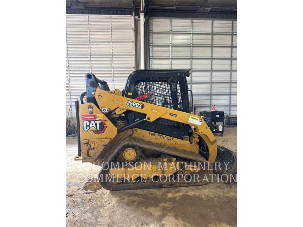 CAT 259D3 Lánctalpas homlokrakodók