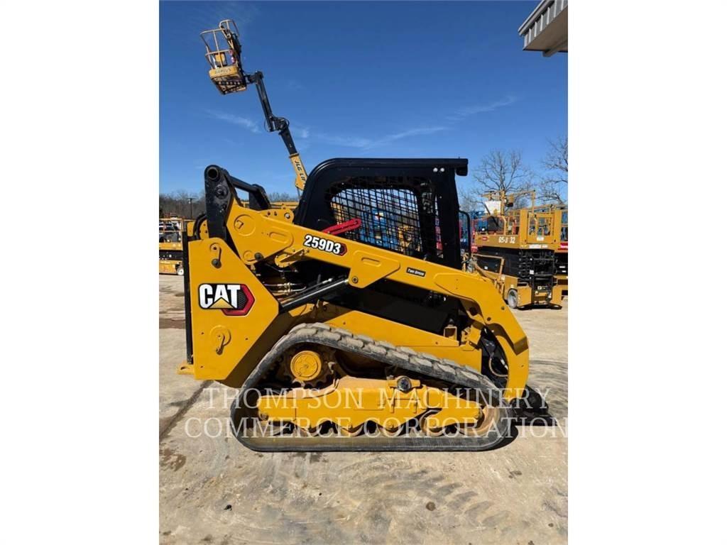 CAT 259D3 Lánctalpas homlokrakodók