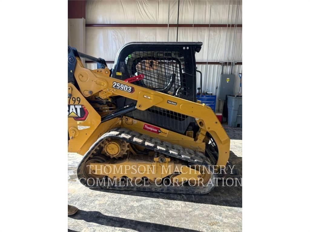 CAT 259D3 Lánctalpas homlokrakodók