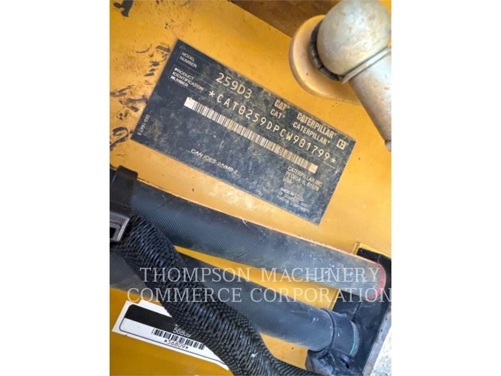 CAT 259D3 Lánctalpas homlokrakodók