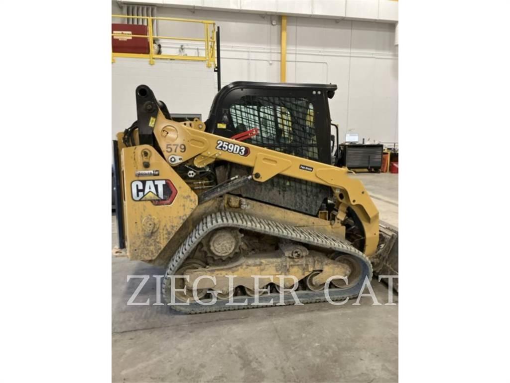 CAT 259D3 Lánctalpas homlokrakodók