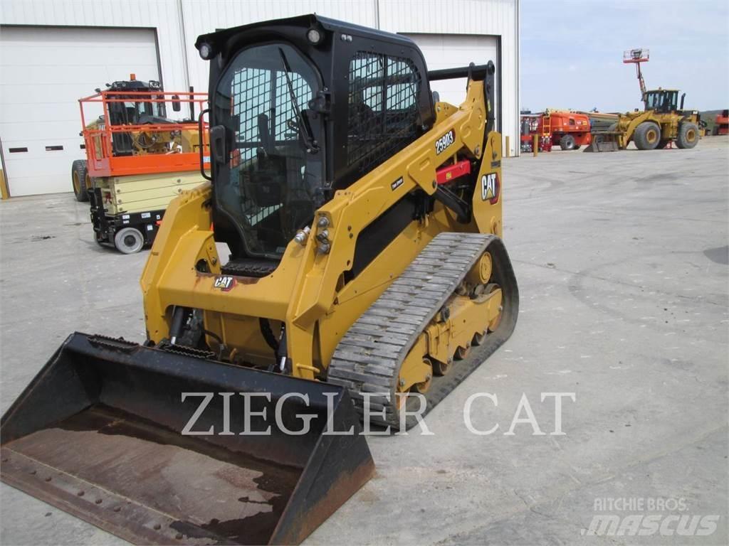 CAT 259D3 Lánctalpas homlokrakodók