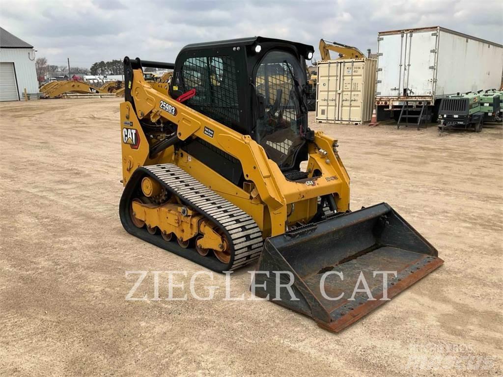 CAT 259D3 Lánctalpas homlokrakodók