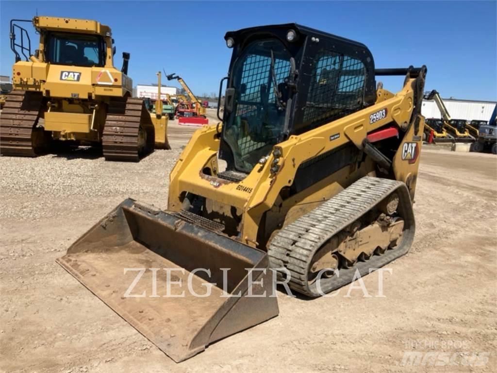 CAT 259D3 Lánctalpas homlokrakodók
