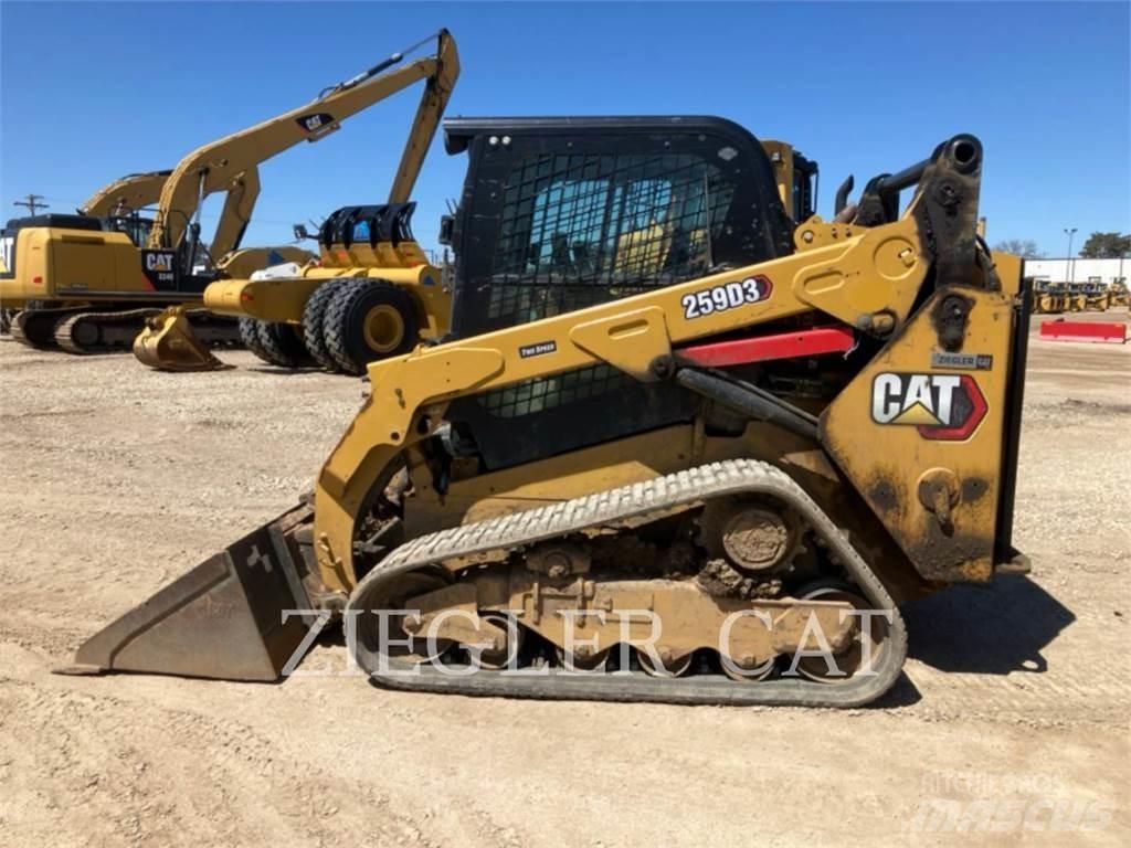 CAT 259D3 Lánctalpas homlokrakodók