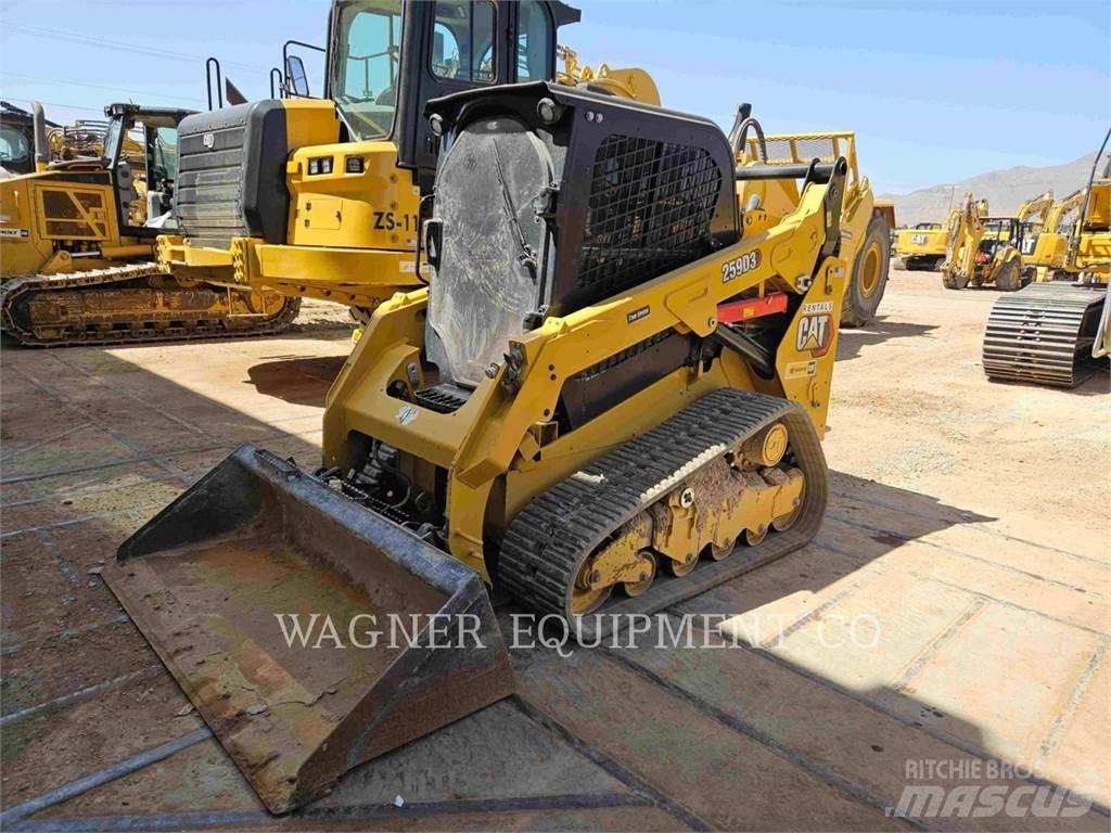 CAT 259D3 Lánctalpas homlokrakodók