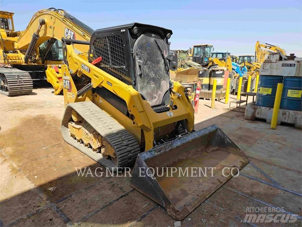 CAT 259D3 Lánctalpas homlokrakodók
